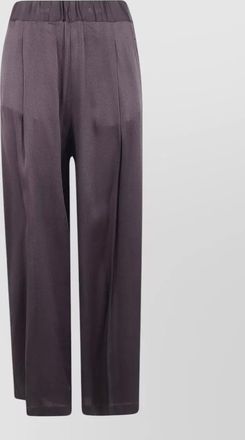 Semicouture johnny trousers pleated front wide leg