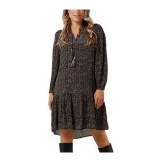 Moliin Moliin, Kleedjes, Dames, Veelkleurig, S, Bruine Midi Jurk Ria