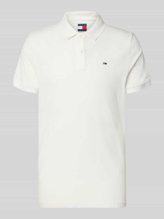Tommy Jeans Regular Fit Poloshirt Modell TJM SLIM PLACKET POLO EXT in Offwhite, Gr&ouml;&szlig;e XXL