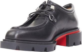 Christian Louboutin Mens Leather Our Pabelito Lug Derby (Authentic Pre-Loved)