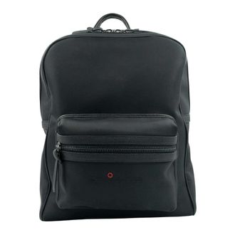 Kiton Backpacks, male, Black, Size: ONE SIZE Solid Backpack
