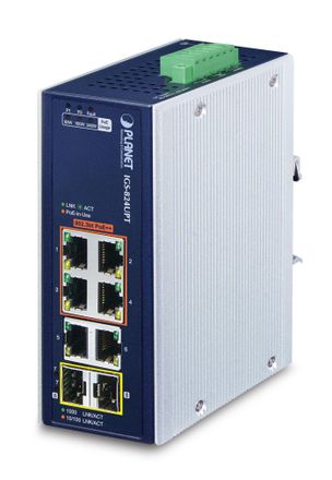Planet Ip30 Industrial De 4 Puertos, Igs-824upt