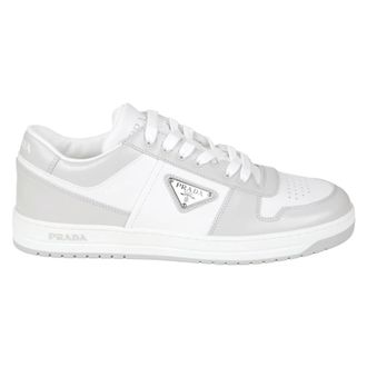 Prada Heren, Schoenen, Wit, Maat: 41 EU Leer