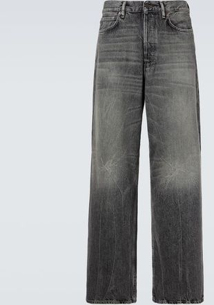 Acne Studios 1981 faded wide-leg jeans