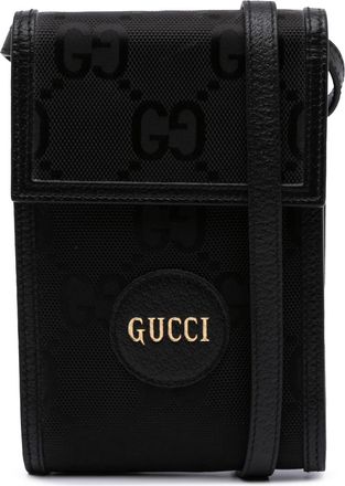 Gucci Womens Gg Crossbody Bag - Black Nylon - One Size