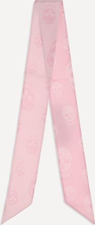 Alexander McQueen Sciarpa Skull a nastro Woman UNI