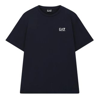 Emporio Armani T-Shirts, male, Blue, Size: 2XL Short Sleeve T-Shirt 7M000567Af10375