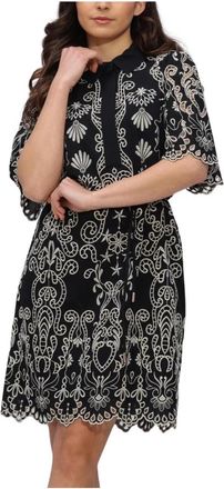 Ibana Dames Jurken Danya - Dames - Korte kleedjes - Zwart - XS - Kleedjes