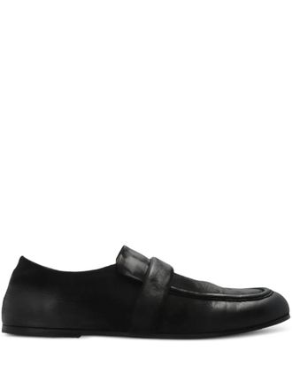 Mars&egrave;ll Steccoblocco strap-detail loafers - Black