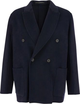 Emporio Armani Hombre, Abrigos, Azul, Talla: M