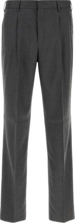 Pantaloni Torino Broeken, Heren, Grijs, XL, Wol, Stretch Wool Pant