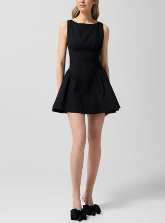 Staud Womens Gwen poplin mini-dress