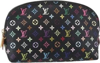 Louis Vuitton Pre-owned Clutches, female, Multicolor, Size: ONE SIZE Pre-owned Canvas Pouch