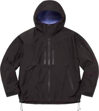 SUPREME Gore-Tex Taped Seam Shell Jacket Black SUP-SS24-89