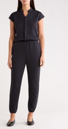 Lord & Taylor Dreamweave Jumpsuit in Black at Nordstrom, Size X-Small