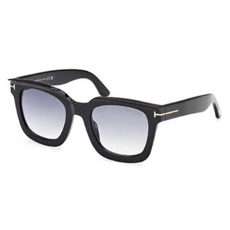Tom Ford Sunglasses, unisex, Black, Size: 52 MM Classic Black Sunglasses