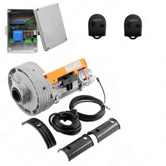 Pierre Cardin Kit Completo Serranda Serrande Avvolgibile Saracinesca Garage Motore 180kg 230v