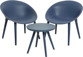 Jardideco Jardideco - Sal&oacute;n Marbella 3 Piezas Azul