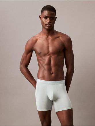 Calvin Klein Mens Ultra-Soft Modern Boxer Brief - Green - XL