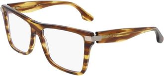 Victoria Beckham Glasses, female, Brown, Size: ONE SIZE Acetate Glasses Frame