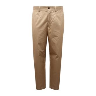 Dolce & Gabbana Chinos, male, Beige, Size: S Pantalone Cotton/Silk Trousers