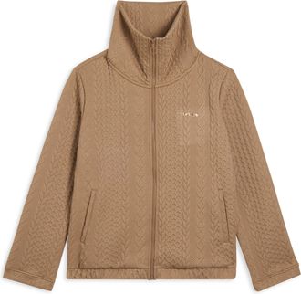 Freddy Felpa full-zip in tessuto tecnico doppio a trecce