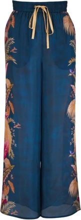 Zimmermann Dames, Broeken, Blauw, Maat: XS