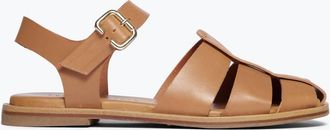 Freda Salvador Womens Sera Fisherman Sandal In Cognac