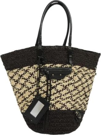 Balenciaga Pre-owned Fabric balenciaga-bags - Dames - Vintage Shopper - Bruin - ONE Size - Vintage