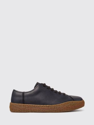 Camper Peu Terreno Low-Top Sneakers in Nubuck Leather with Embossed Logo