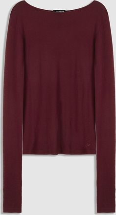 Jeanne Vouland Pull Mobi Maille Cachemire Burgundy
