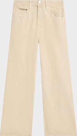 Hudson Mens Luca Cotton Wide-Leg Five-Pocket Pants