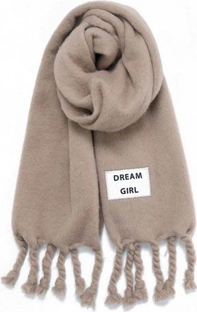 VERB TO DO XL Dream Girl Sjaal - Dames - Wintersjaals - Beige - ONE Size - Accessoires