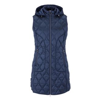 Betty Barclay Jassen, Dames, Blauw, L, Gewatteerd Vest met Capuchon