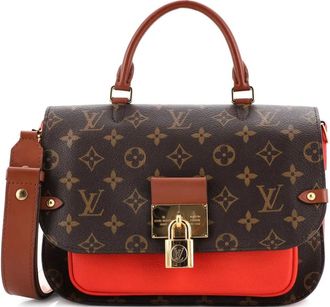 Louis Vuitton Vaugirard Handtas Monogram canvas met leren tas - Bruin