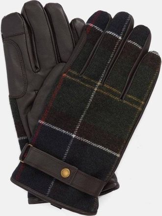 Barbour NEWBROUGH TARTANGLOVES Size: L, colour: GREEN