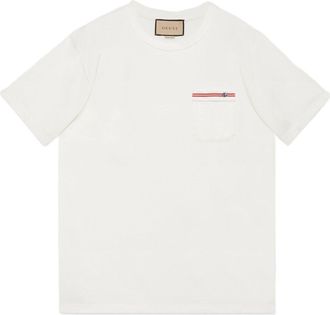 Gucci SS22 Cotton T-shirt with embroidery White 673710-XJDVI-9088