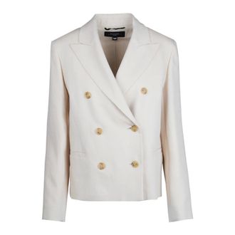 Max Mara Giacca Nembi doppiopetto - female - Weekend Max Mara - Blazers - Beige - S - Jackets