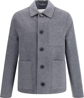Ami Boutonne Wool Jacket