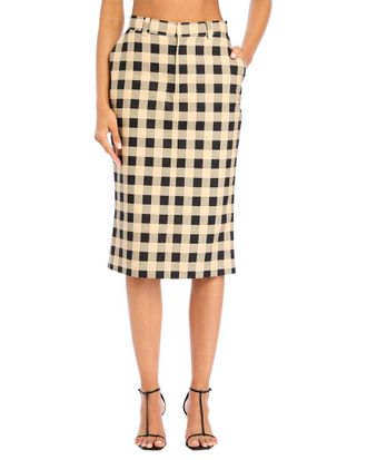 SER.O.YA SEROYA Carl Linen-Blend Midi Skirt