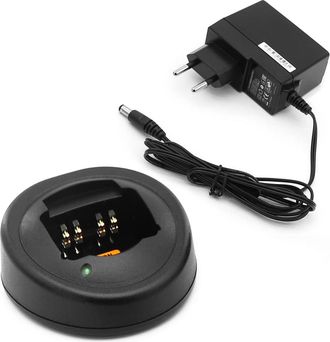 OEM Adaptador De Carga De Escritorio Adecuado Como Reemplazo Para Radios Bidireccionales Motorola Gp340, Gp380, Gp680, Ht750, Ht1250ls, Pr860, Pro5450, Ht