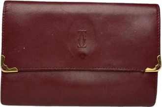 Cartier Portafoglio Vintage Pre-owned - - Pre-owned - Donna - Rosso - ONE SIZE