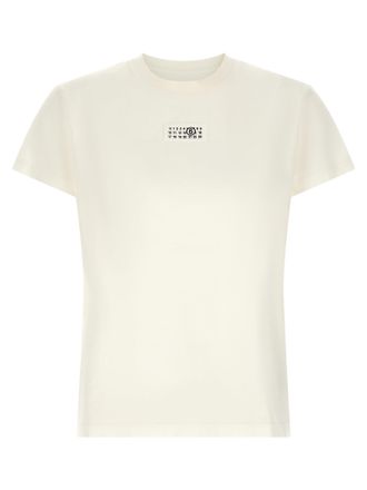 Maison Margiela MM6 Maison Margiela Witte Katoenen T-shirt
