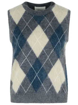 Lisa Yang Yasmine grafiet kasjmier vest