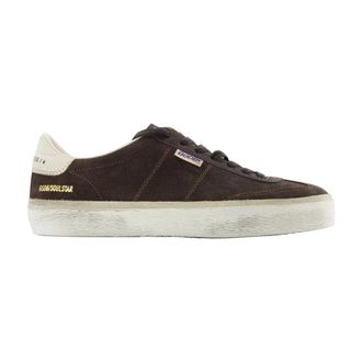 Golden Goose Sneakers, male, Gray, Size: 10 US Soul Star Sneakers - Golden Goose Deluxe Brand - Leather - Grey