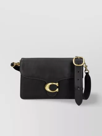 Coach tabby leather shoulder bag with chain strap