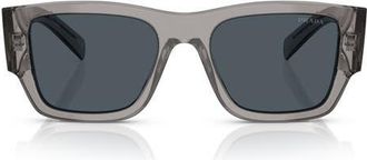 Prada 55mm Square Sunglasses in Dark Grey at Nordstrom