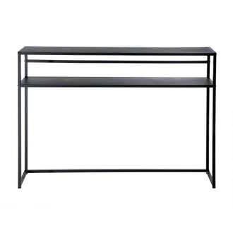 Calicosy Consola de metal negro l112 cm