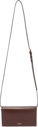 Jil Sander Borsa a tracolla All-Day piccola - Marrone