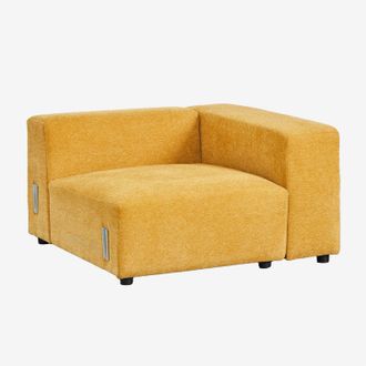 Sklum M&oacute;dulo Esquinero Derecho 115x113 Cm Con Reposabrazos Alto Para Sof&aacute; Modular Bruna Sklum